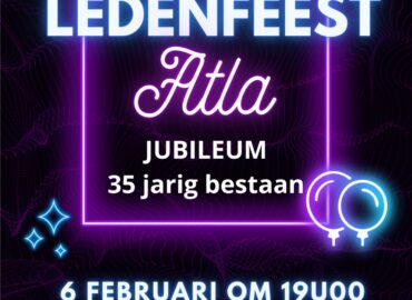 06/02/26 – ATLA Ledenfeest   SCHRIJF JE IN !
